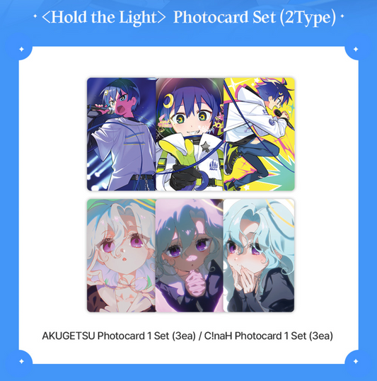 AKUGETSUxC!naH Concert [Hold the Light] : Photocard Set(2 Type)