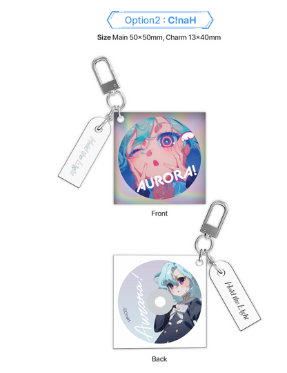 AKUGETSUxC!naH Concert [Hold the Light] : Acrylic Keyring(2 Type)