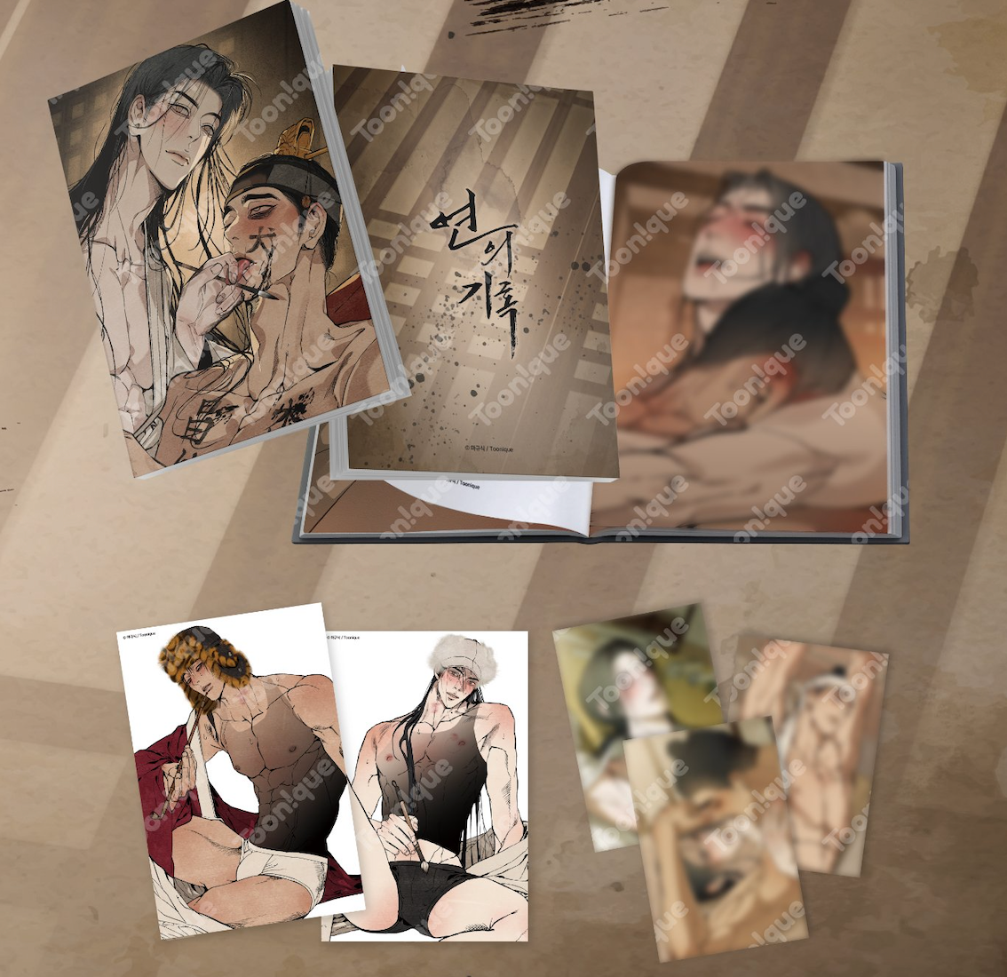 [Toonique Cafe] The Heart of the Lotus : Illustration Postcard Book Set