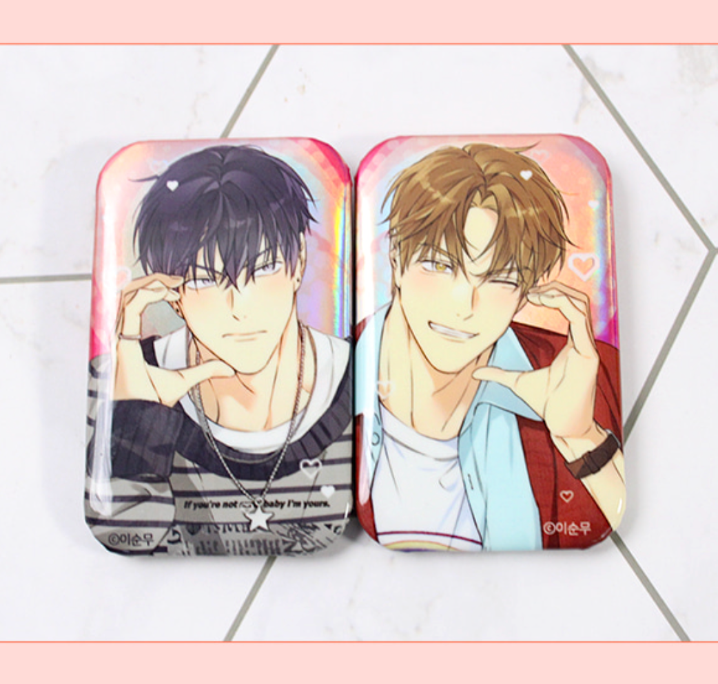 [Pre-order] PURE INTENTIONS : Set of Pin button, Badge