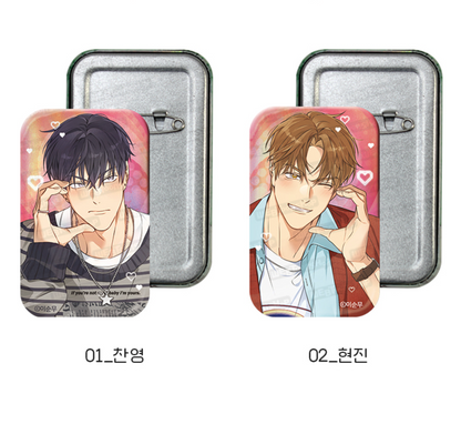 [Pre-order] PURE INTENTIONS : Set of Pin button, Badge