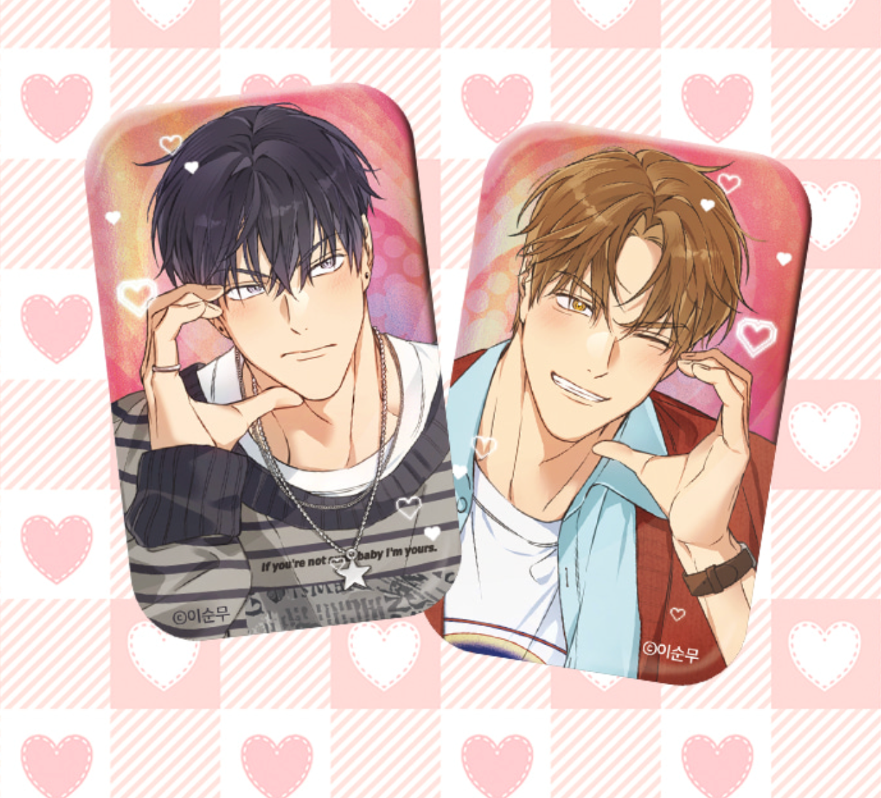 [Pre-order] PURE INTENTIONS : Set of Pin button, Badge