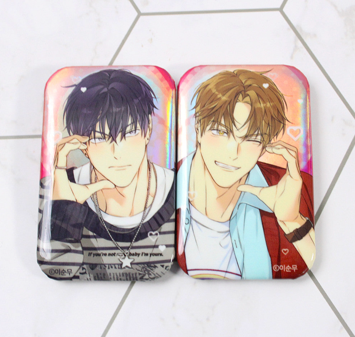 [Pre-order] PURE INTENTIONS : Set of Pin button, Badge
