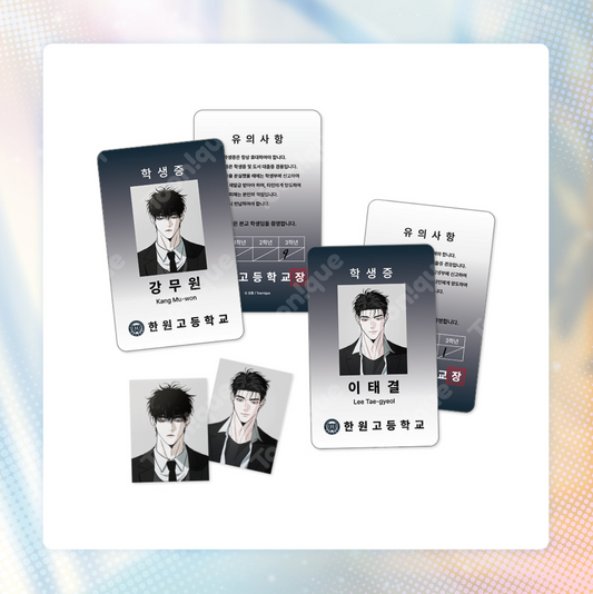 [Pre-order][Toonique Cafe] Opposites Attract × The Secretive XX : [The Secretive XX] Student Card Set