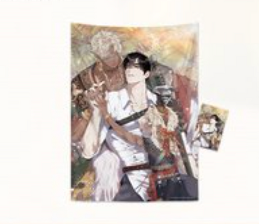 [LEBOM CAFE] Blossoms of the White Night : Chiffon Poster Set