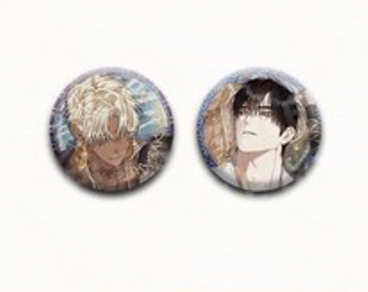 [LEBOM CAFE] Blossoms of the White Night : Can Badge Set