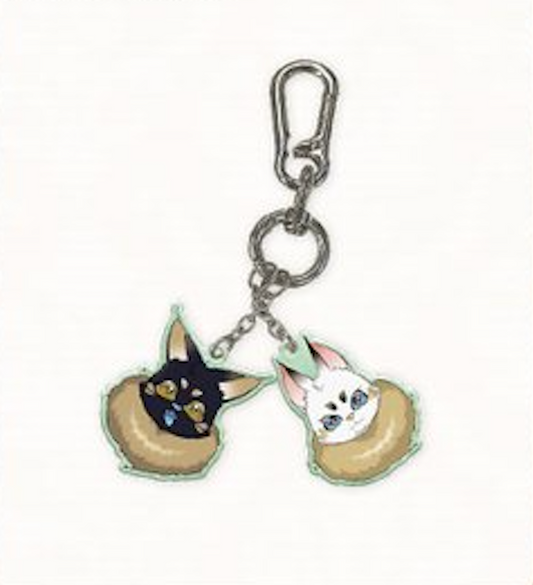 [LEBOM CAFE] Blossoms of the White Night : Acrylic Keyring