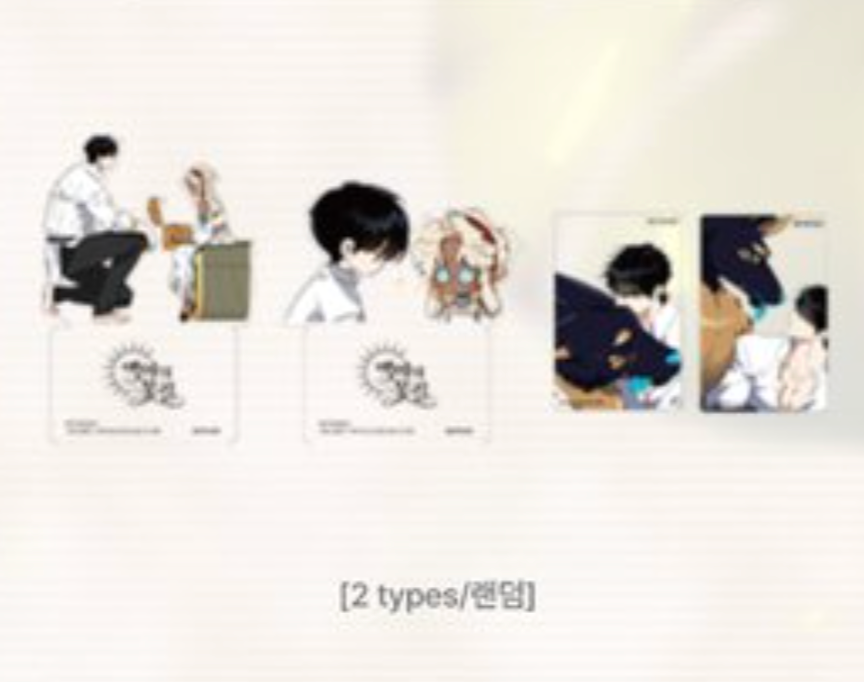 [LEBOM CAFE] Blossoms of the White Night : Special dessert PET Stand Set