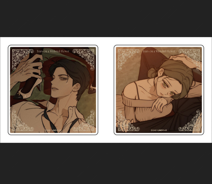 [Pre-order][POP-UP Animate Japan]Tears on a Withered Flower : Coaster Set