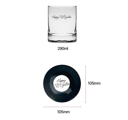 [Pre-order][Be On Cafe] Happy Twogether : Glass Set