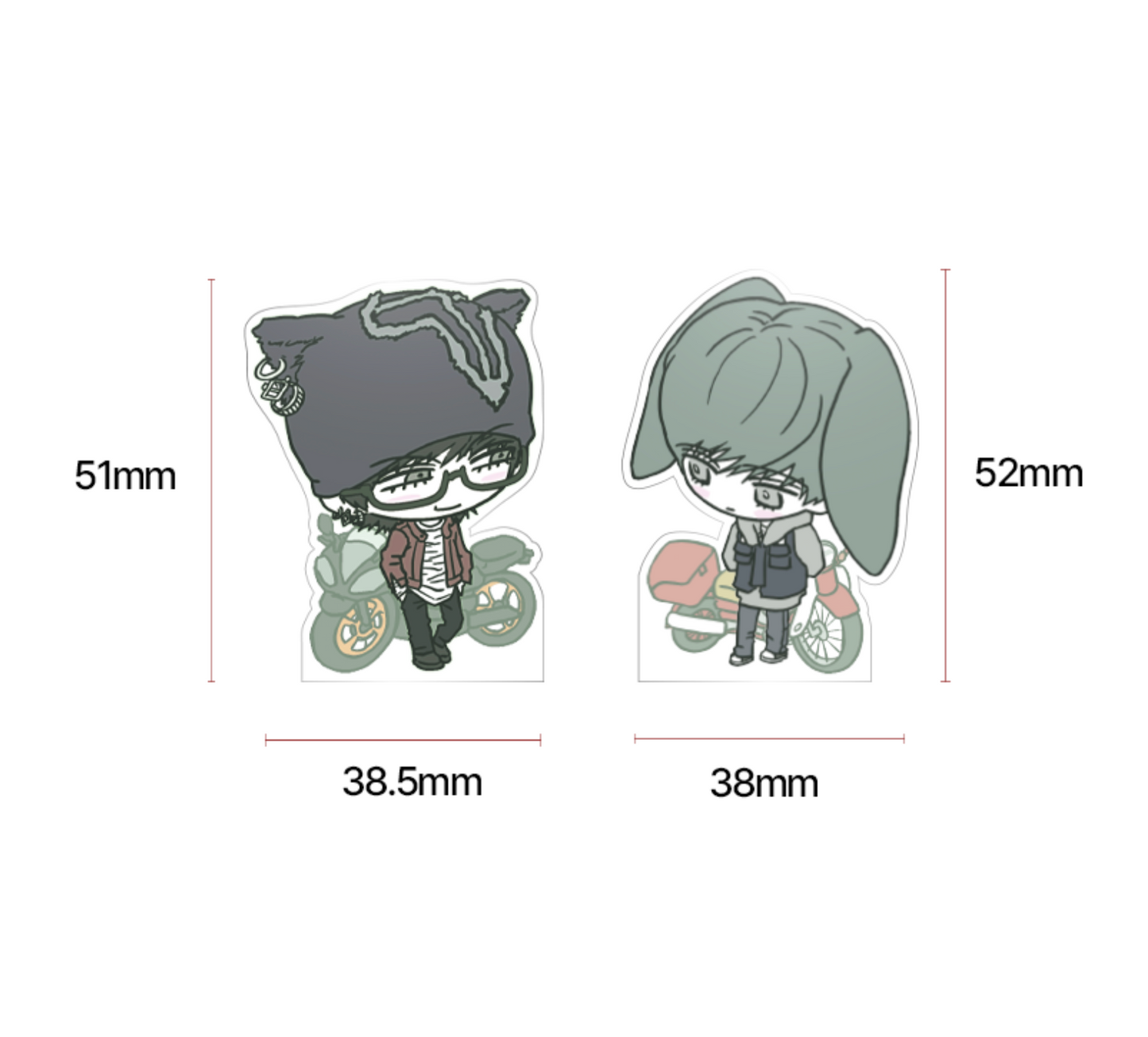 [Be On Cafe] Happy Twogether : SD Mini Acrylic Set