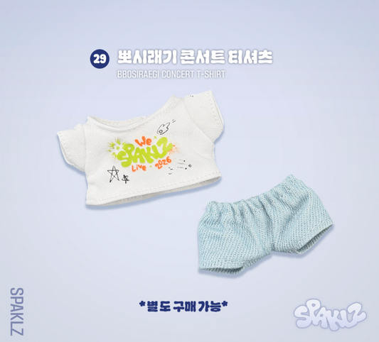 [pre-order][POP-UP] 2026 World-Tour SPAKLZ : BBOSIRAEGI T-Shirt SET