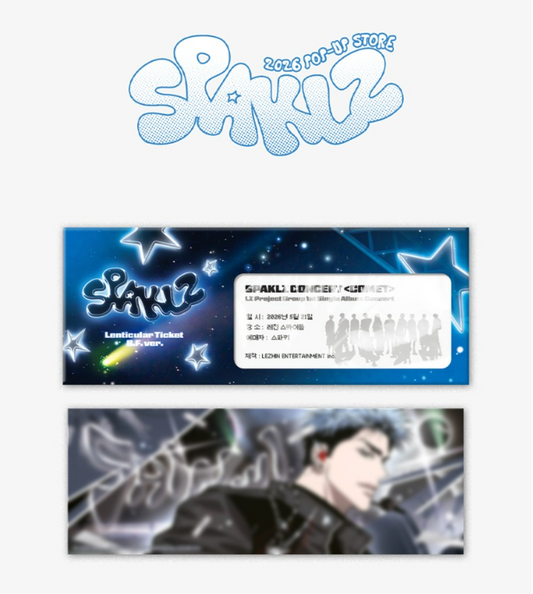 [POP-UP] 2026 World-Tour SPAKLZ : Lenticular Ticket A/B