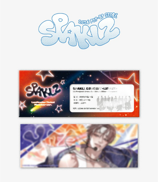 [POP-UP] 2026 World-Tour SPAKLZ : Lenticular Ticket A/B