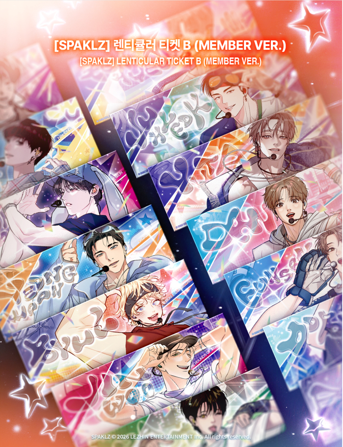 [POP-UP] 2026 World-Tour SPAKLZ : Lenticular Ticket A/B
