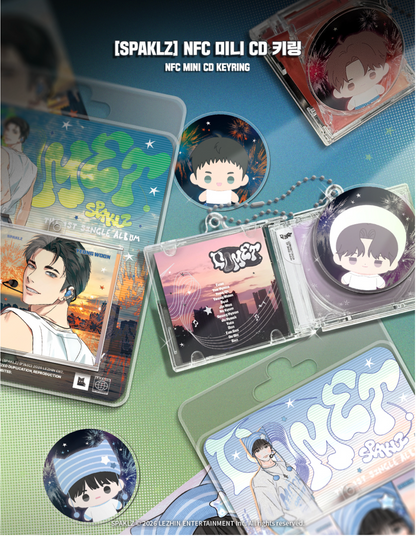 2026 World-Tour SPAKLZ : NFC Mini CD Keyring