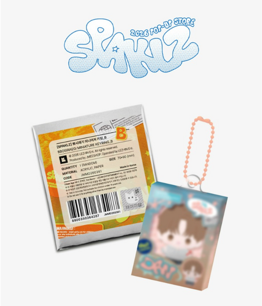 [POP-UP] 2026 World-Tour SPAKLZ : BBOSIRAEGI Miniature Keyring A/B