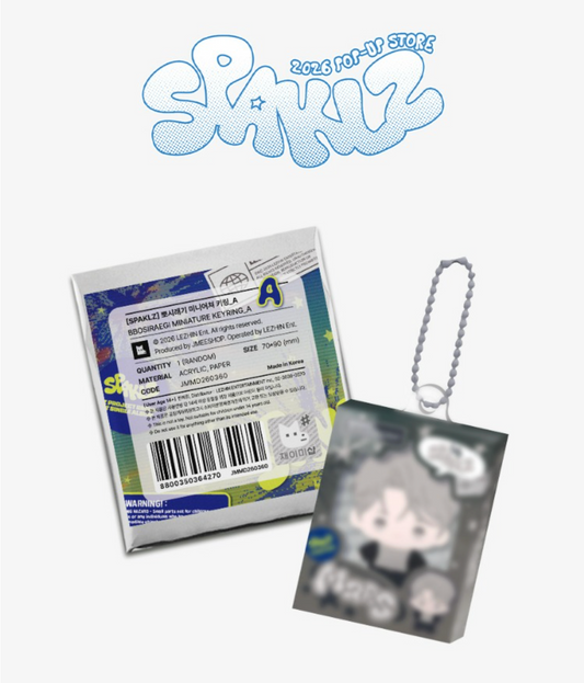 [POP-UP] 2026 World-Tour SPAKLZ : BBOSIRAEGI Miniature Keyring A/B