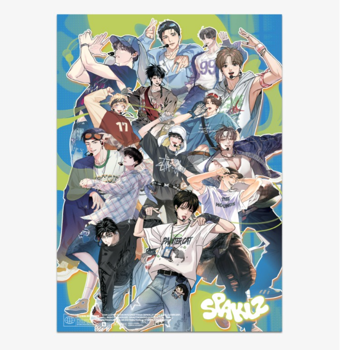 [POP-UP] 2026 World-Tour SPAKLZ : A3 Poster(Seongsu Pop-up Exclusive)