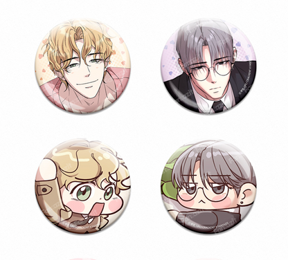 [pre-order][Fantazit Cafe] Honey Bear : Can Badge(random)