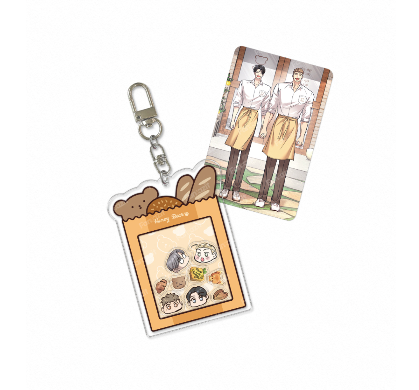 [pre-order][Fantazit Cafe] Honey Bear : Acrylic Shaker + Photocard