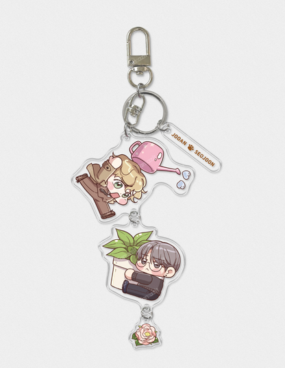 [pre-order][Fantazit Cafe] Honey Bear : dangling keyring + Photocard