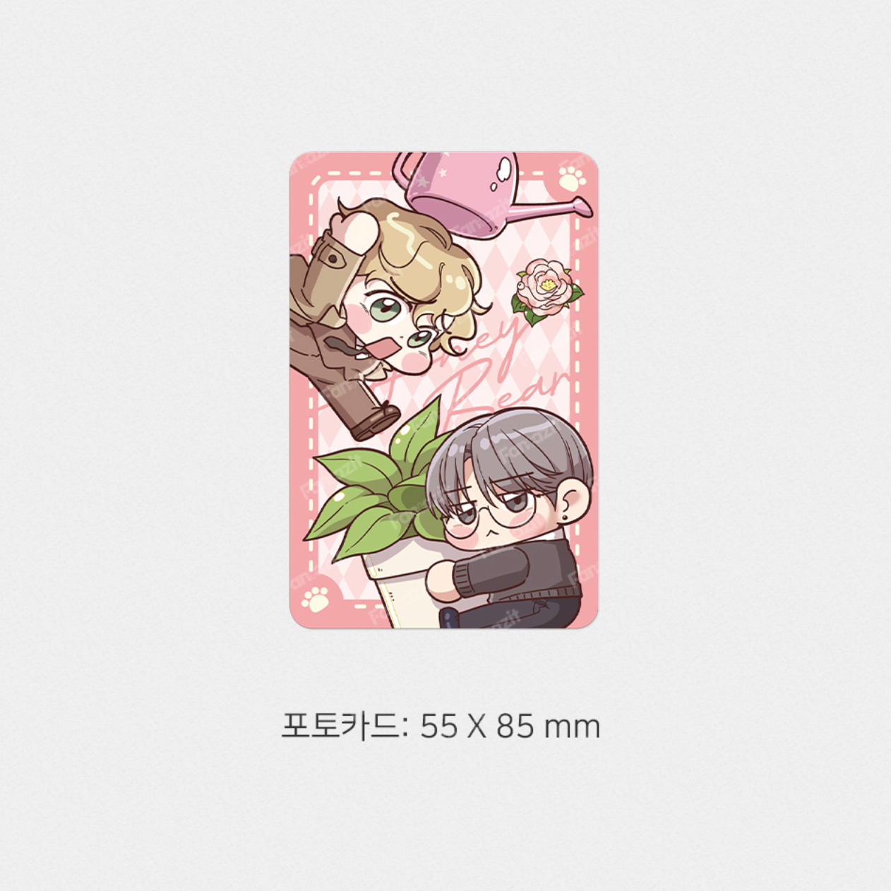 [pre-order][Fantazit Cafe] Honey Bear : dangling keyring + Photocard
