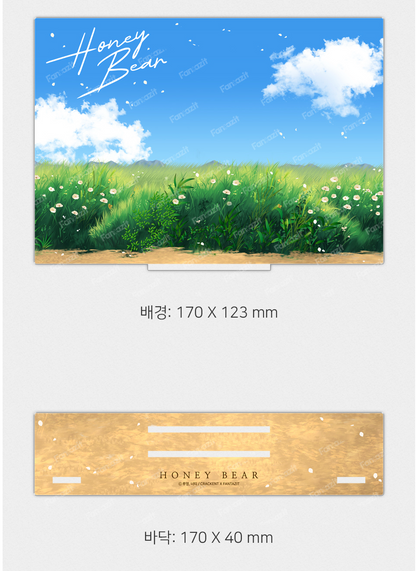 [pre-order][Fantazit Cafe] Honey Bear : Acrylic Stand(Geonwoo&Hajin)