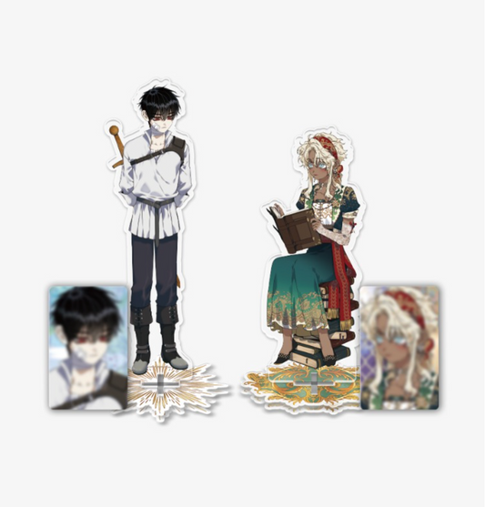 [LEBOM CAFE] Blossoms of the White Night : Little Acrylic Stand