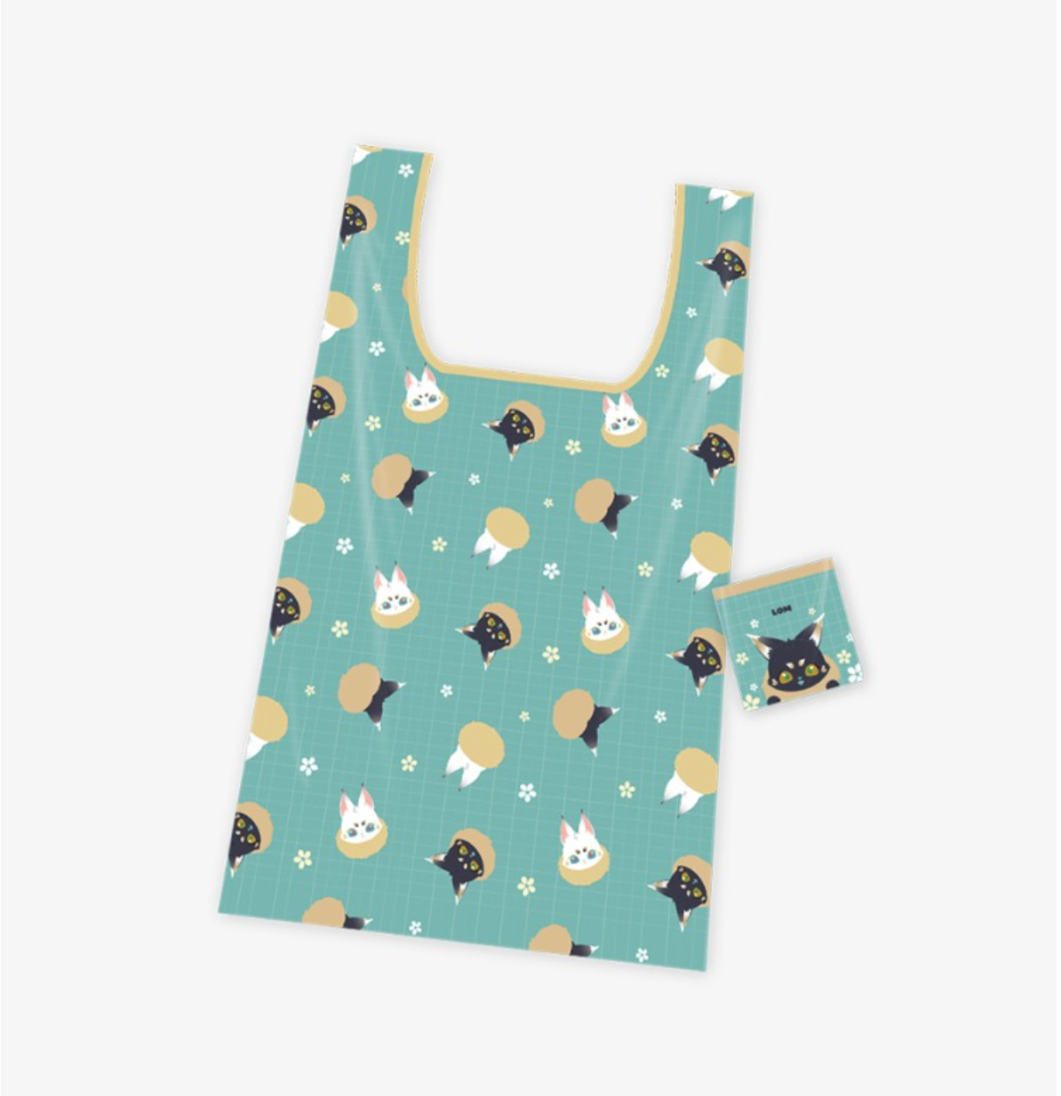 [LEBOM CAFE] Blossoms of the White Night : Reusable Bag