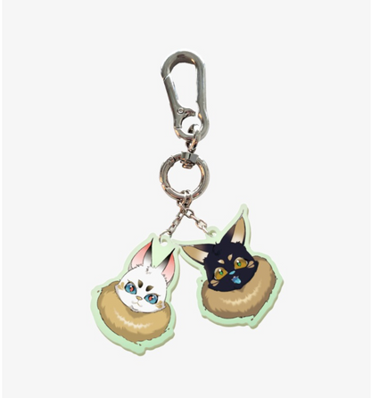 [LEBOM CAFE] Blossoms of the White Night : Acrylic Keyring