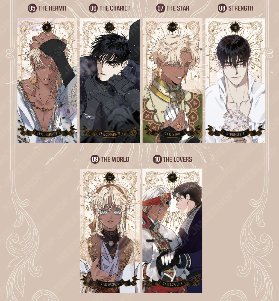 [LEBOM CAFE] Blossoms of the White Night : Tarot Card Pack