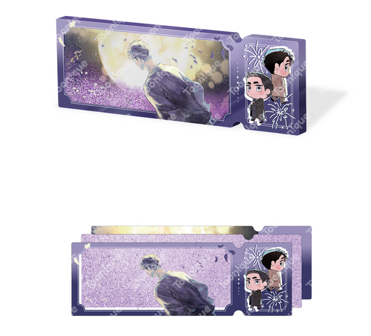 [Toonique Cafe] Define The Relationship : Ticket-shaped Water Glitter