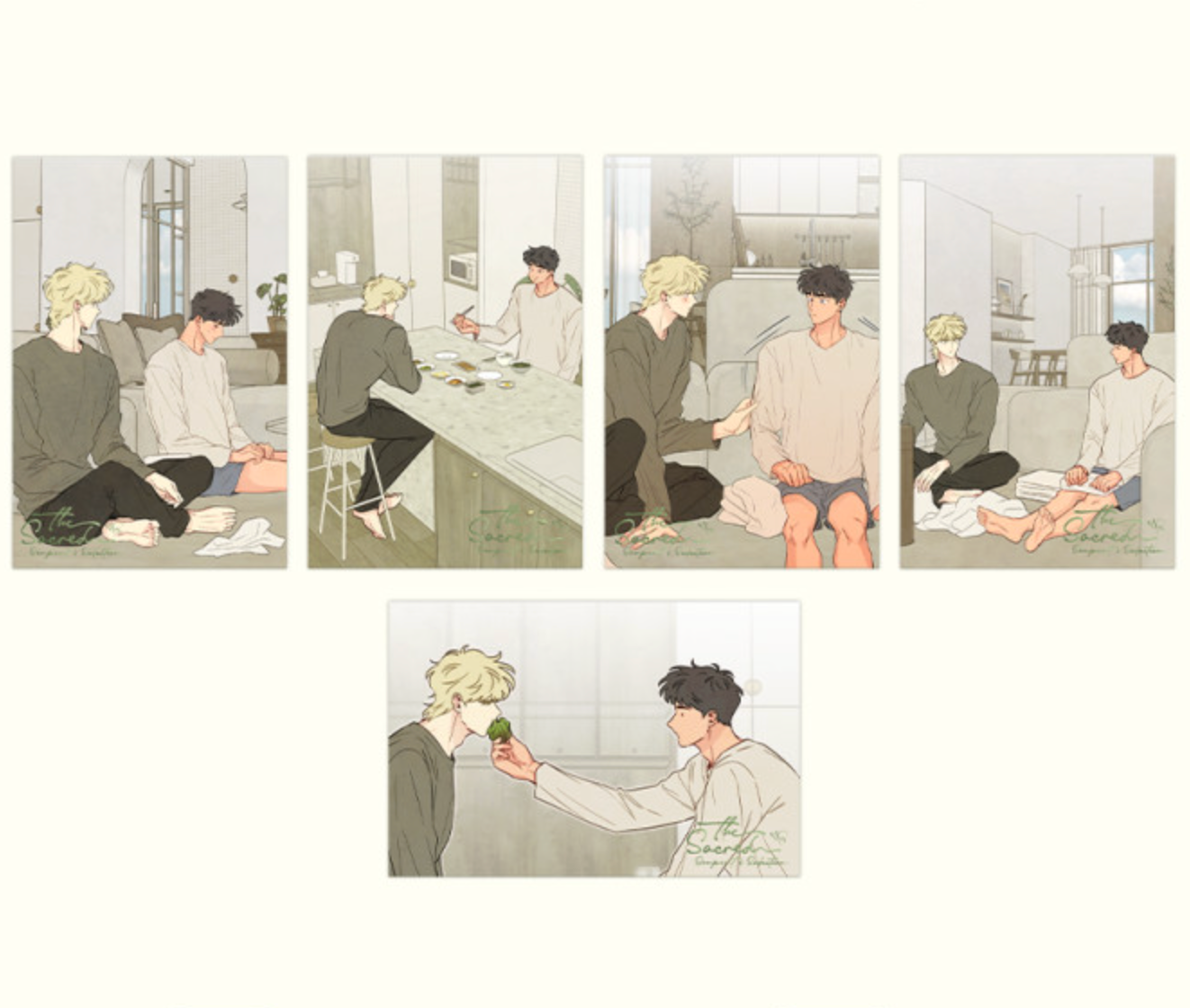 [pre-order] The Sacred serpent's Seduction : Postcard Set