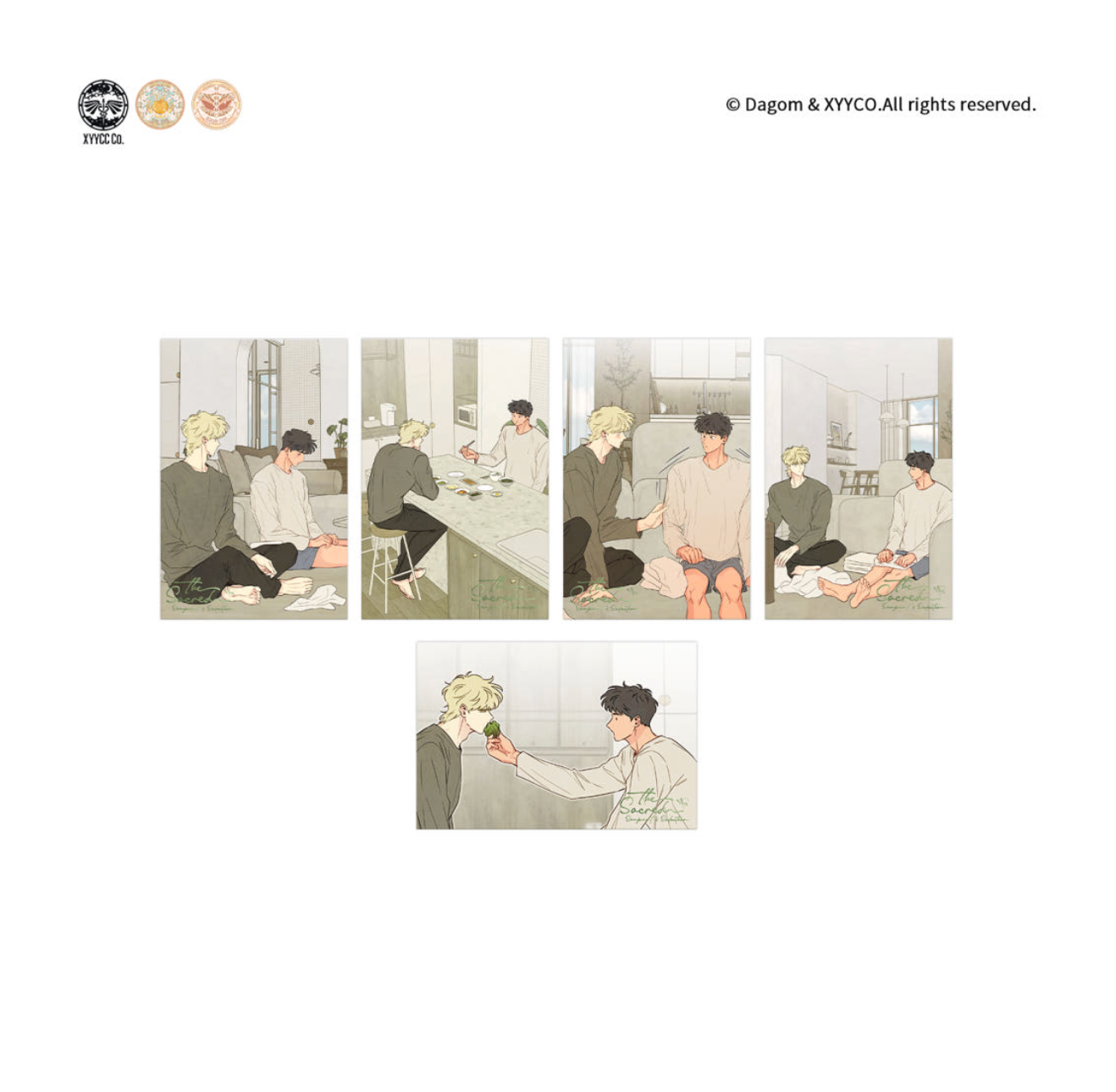 [pre-order] The Sacred serpent's Seduction : Postcard Set