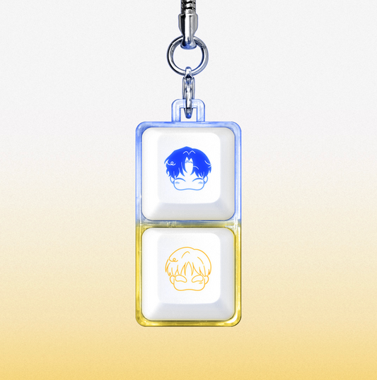 [Aniplus Cafe] One-Room TA : LED Keycap Keyring Woo-yoon & Jinhyung Ver.