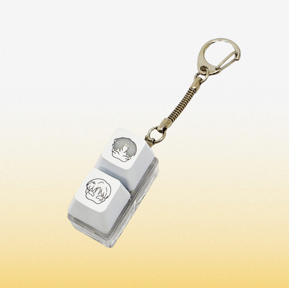 [Aniplus Cafe] One-Room TA : LED Keycap Keyring Woo-yoon & Jinhyung Ver.