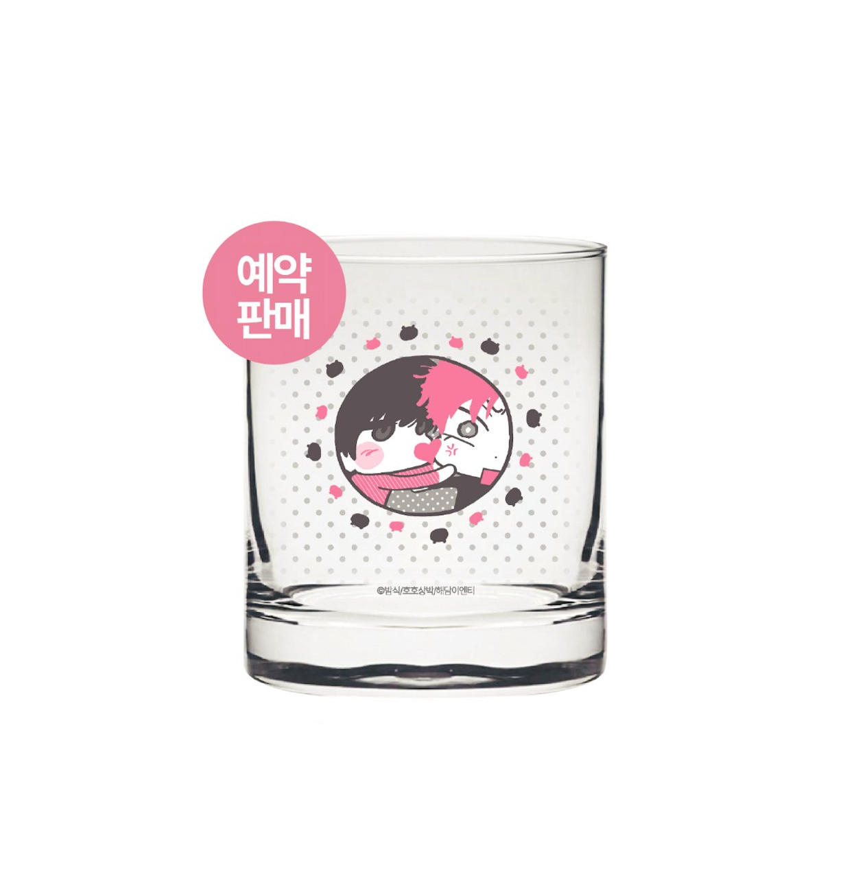 [pre-order][Be On Cafe] Two Tigers, Too Close : glass cup