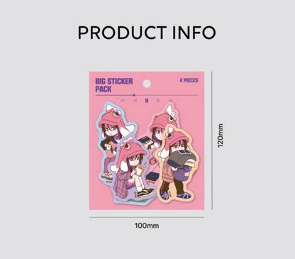 My Bias Gets on the Last Train : Big Sticker Set