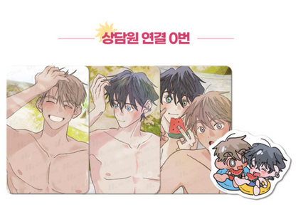 [Pre-order] Mr. Blue HOT SUMMER SET : 3 Photocards and Sticker