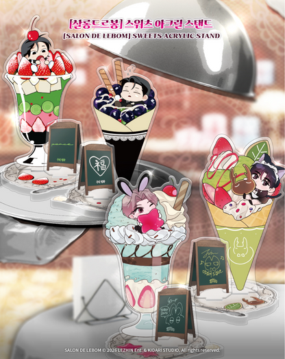[LEBOM CAFE] Salon de Lebom(Between Apron & Gloves) : Sweets 2 Acrylic Stands