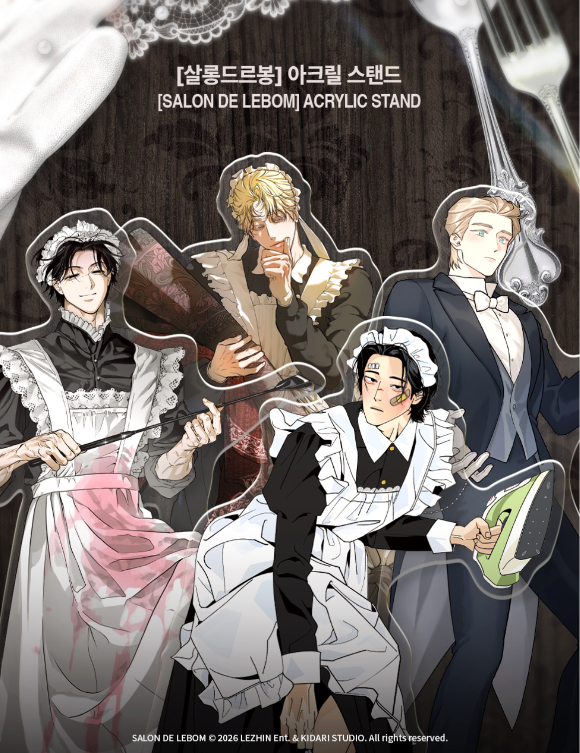[LEBOM CAFE] Salon de Lebom(Between Apron & Gloves) : 2 Acrylic Stands