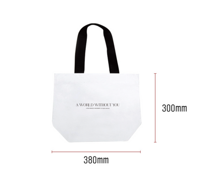 [collaboration cafe] A World Without You : Reusable Bag + A4 Poster Set
