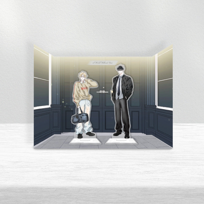 [collaboration cafe] A World Without You : Acrylic Stand Background Package