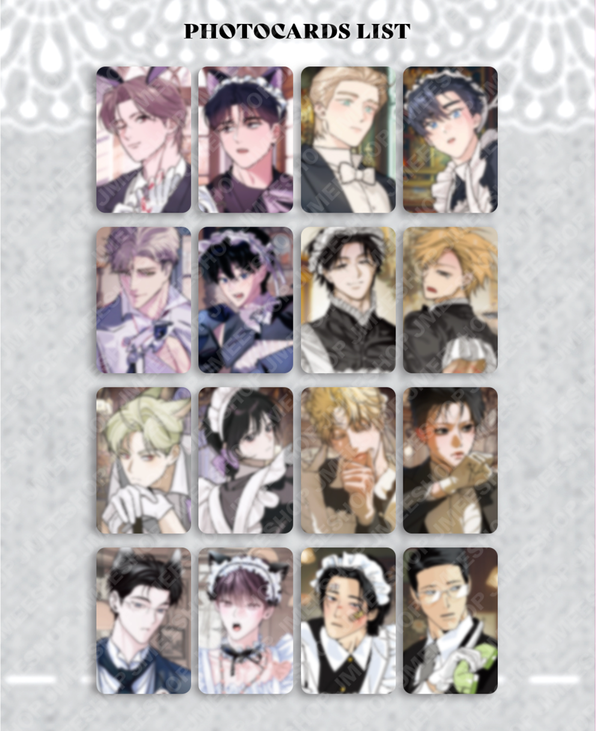 [LEBOM CAFE] Salon de Lebom(Between Apron & Gloves) : Collection Photo Cards