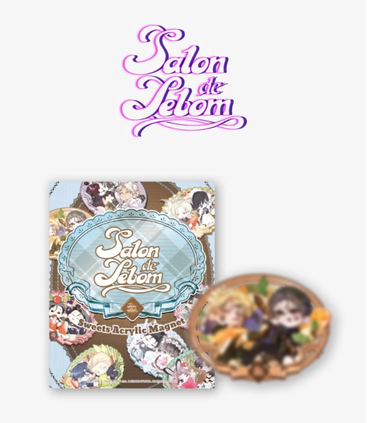 [LEBOM CAFE] Salon de Lebom(Between Apron & Gloves) : Sweets Acrylic Magnet