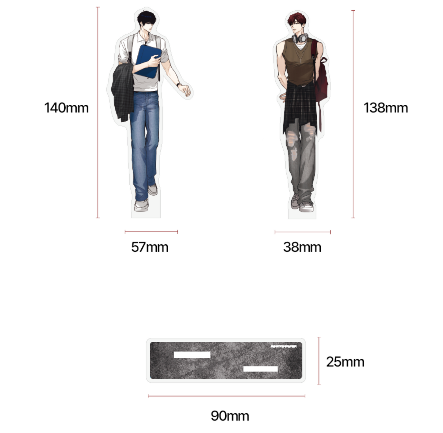 [Be On Cafe] Two Tigers, Too Close : Acrylic Stand