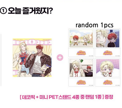 [POP-UP] Kiss × Desire Land : Desire Me If You Can : collaboration cafe MD 1 Deco Pick + 1 Mini PET Stand