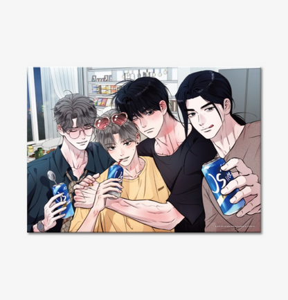 [LEBOM CAFE] Unsleep : Poster(housewarming party ver.)