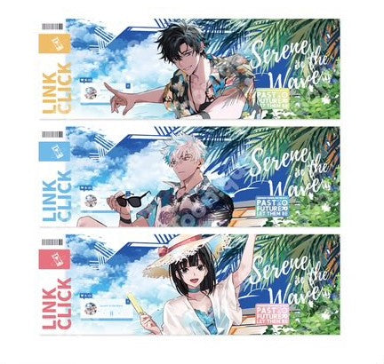 [Toonique Cafe] LINK CLICK : Summer Vacation : Hologram Ticker Set